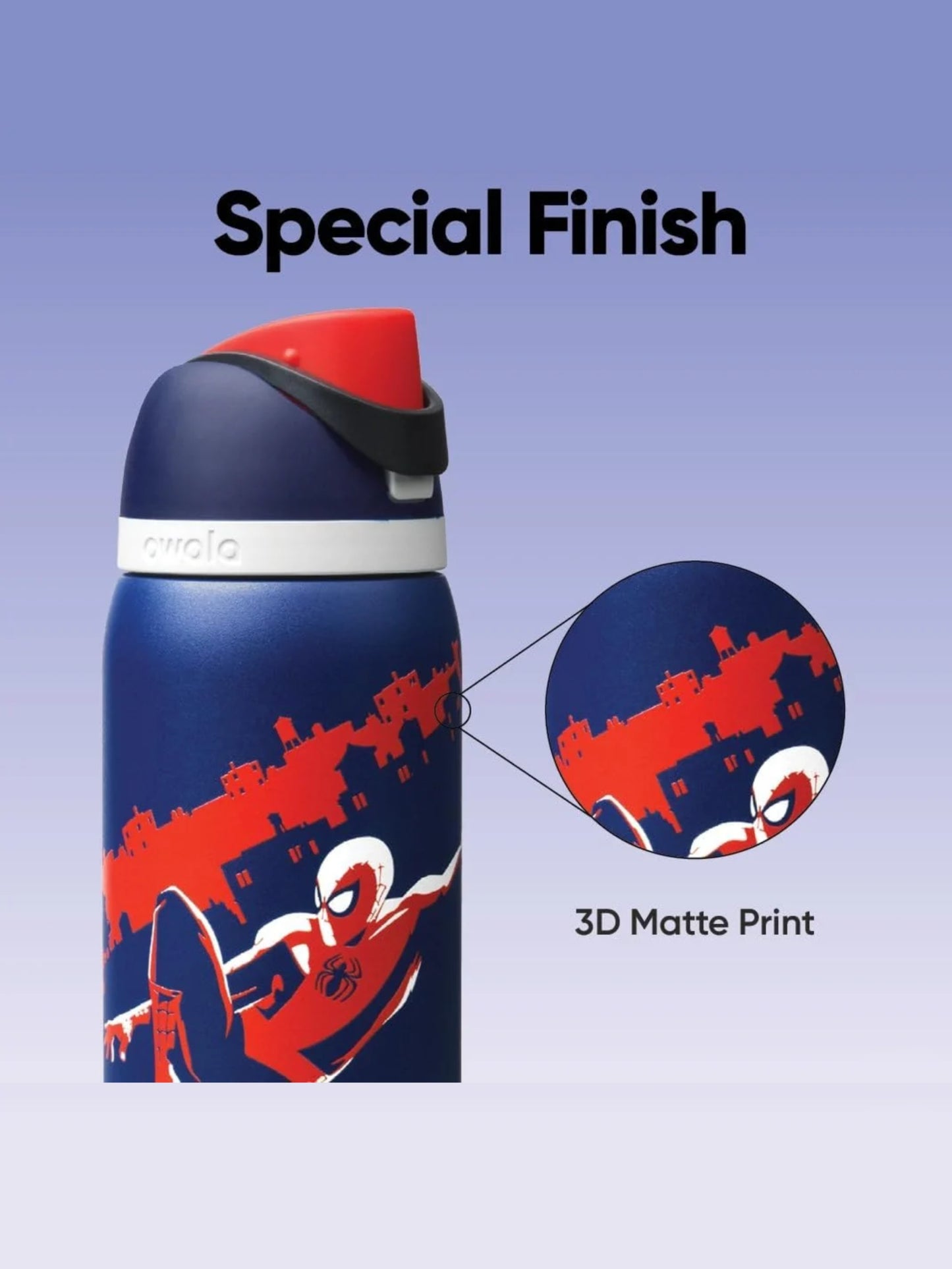 Spiderman Night Watch 32oz Water Bottle